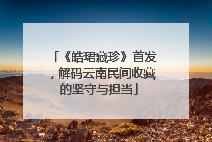 《皓珺藏珍》首发，解码云南民间收藏的坚守与担当