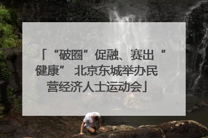 “破圈”促融、赛出“健康” 北京东城举办民营经济人士运动会
