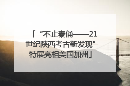 “不止秦俑——21世纪陕西考古新发现”特展亮相美国加州