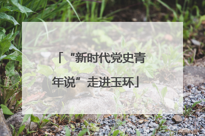 “新时代党史青年说”走进玉环