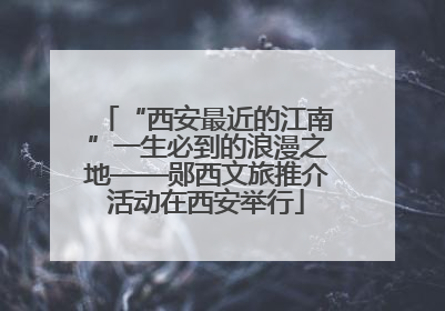 “西安最近的江南”一生必到的浪漫之地——郧西文旅推介活动在西安举行