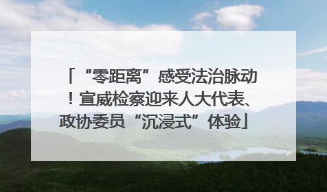 “零距离”感受法治脉动！宣威检察迎来人大代表、政协委员“沉浸式”体验
