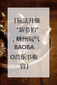 玩法升级“新节拍”，嵊州氧气BAOBAO音乐节收官