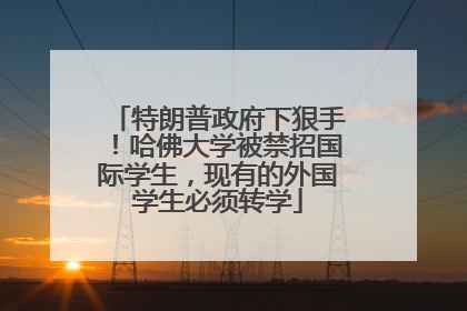 特朗普政府下狠手！哈佛大学被禁招国际学生，现有的外国学生必须转学
