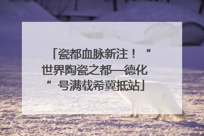 瓷都血脉新注！“世界陶瓷之都—德化”号满载希冀抵站