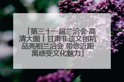 第三十一届兰洽会·高清大图丨甘肃非遗文创精品亮相兰洽会 带您近距离感受文化魅力