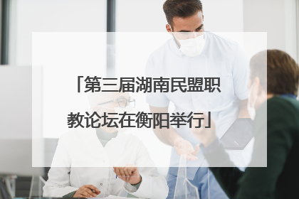 第三届湖南民盟职教论坛在衡阳举行