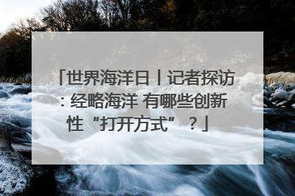 世界海洋日丨记者探访：经略海洋 有哪些创新性“打开方式”？