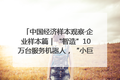 中国经济样本观察·企业样本篇｜“智造”10万台服务机器人，“小巨人”擎朗有大梦想