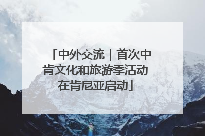 中外交流｜首次中肯文化和旅游季活动在肯尼亚启动