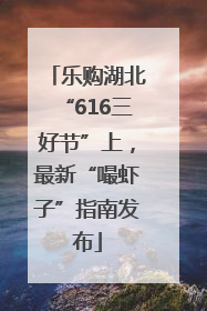 乐购湖北“616三好节”上，最新“嘬虾子”指南发布