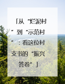 从“烂泥村”到“示范村”：看这位村支书的“振兴答卷”