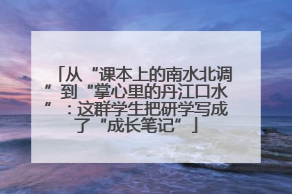 从“课本上的南水北调”到“掌心里的丹江口水”：这群学生把研学写成了“成长笔记”