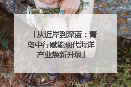 从近岸到深蓝：青岛中行赋能现代海洋产业焕新升级