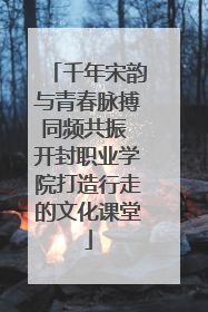 千年宋韵与青春脉搏同频共振 开封职业学院打造行走的文化课堂