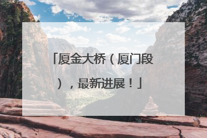 厦金大桥（厦门段），最新进展！