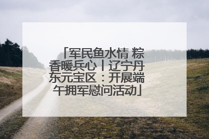 军民鱼水情 粽香暖兵心丨辽宁丹东元宝区：开展端午拥军慰问活动