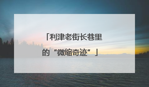 利津老街长巷里的“微缩奇迹”