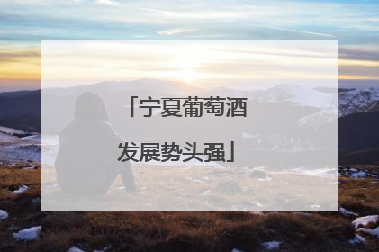 宁夏葡萄酒发展势头强