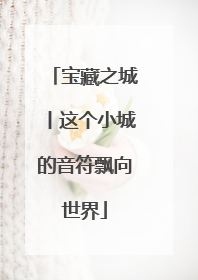 宝藏之城丨这个小城的音符飘向世界