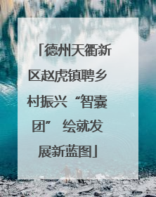 德州天衢新区赵虎镇聘乡村振兴“智囊团” 绘就发展新蓝图