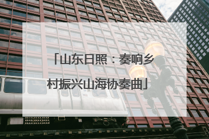 山东日照：奏响乡村振兴山海协奏曲