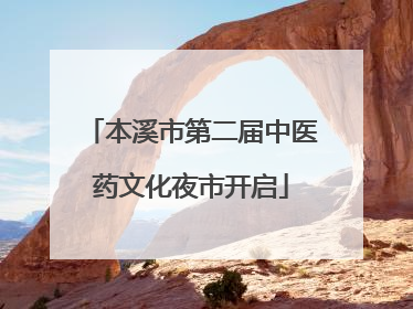 本溪市第二届中医药文化夜市开启