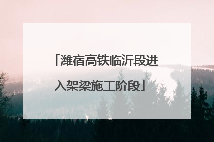 潍宿高铁临沂段进入架梁施工阶段