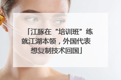 江豚在“培训班”练就江湖本领，外国代表想复制技术回国