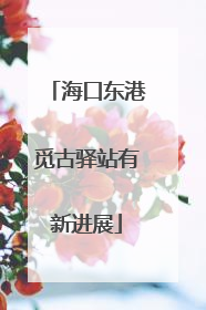 海口东港觅古驿站有新进展