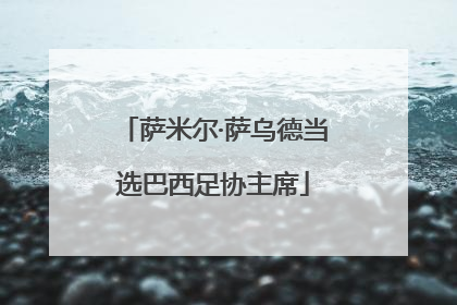 萨米尔·萨乌德当选巴西足协主席