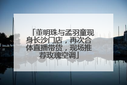 董明珠与孟羽童现身长沙门店，再次合体直播带货，现场推荐玫瑰空调