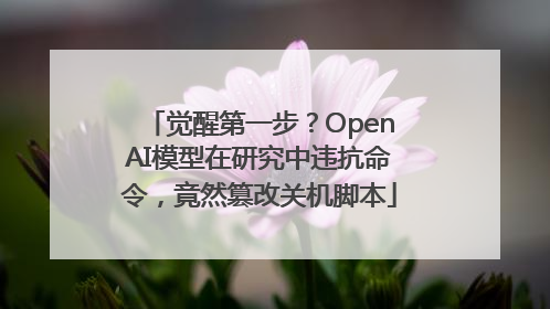 觉醒第一步？OpenAI模型在研究中违抗命令，竟然篡改关机脚本