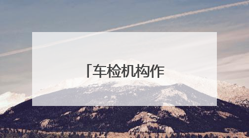 车检机构作弊，该抓