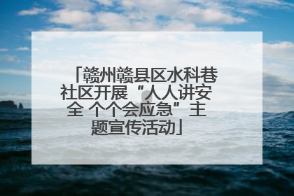 赣州赣县区水科巷社区开展“人人讲安全 个个会应急”主题宣传活动