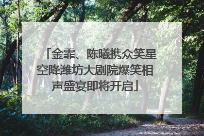 金霏、陈曦携众笑星空降潍坊大剧院爆笑相声盛宴即将开启