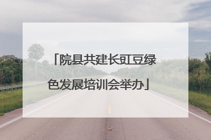 院县共建长豇豆绿色发展培训会举办