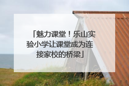 魅力课堂！乐山实验小学让课堂成为连接家校的桥梁