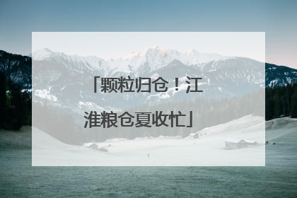 颗粒归仓！江淮粮仓夏收忙