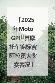 2025年MotoGP世界摩托车锦标赛阿拉贡大奖赛赛况