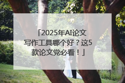 2025年AI论文写作工具哪个好？这5款论文党必看！